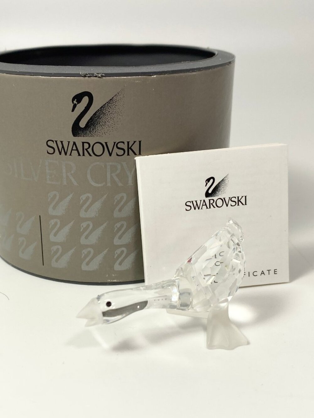 Swarovski Crystal Figurine Squawking Goose Gosling Harry 174962 in Box RETIRED